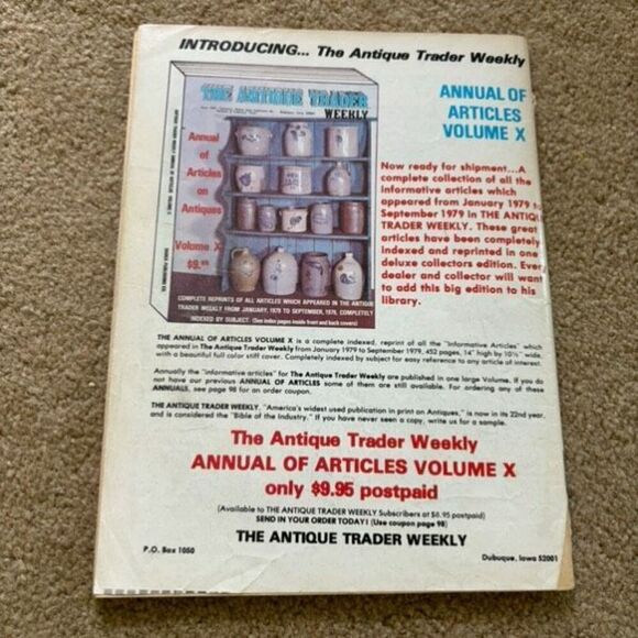 The Antique Trader Price Guide To Antiques 1980 Magazine - Picture 6 of 6
